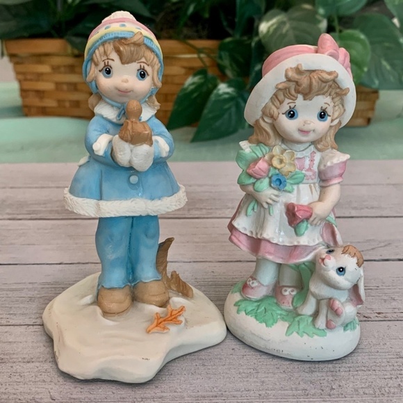 JoAnne Wanat Sweet Dreams Figurines Meredith Leigh & Victoria Martha Vintage 80s - Picture 6 of 14